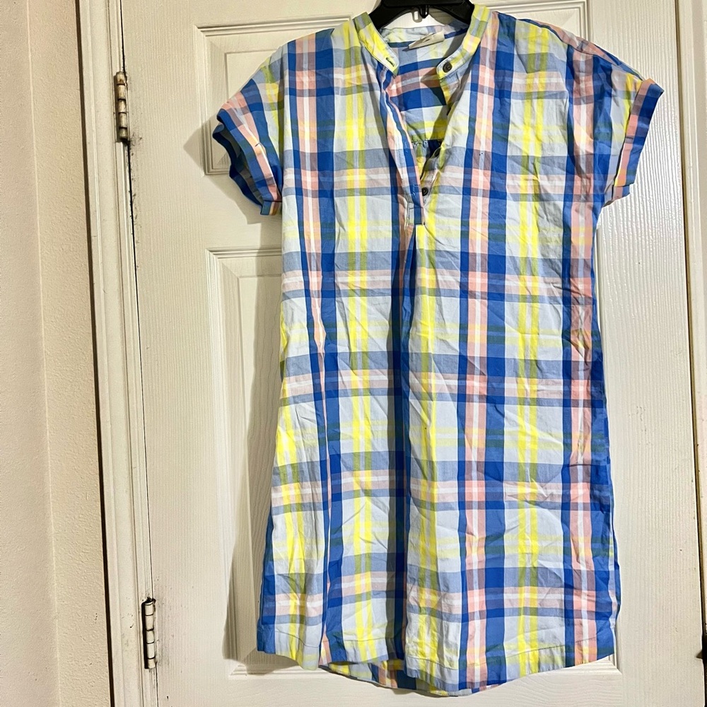 Plaid Shirtdress